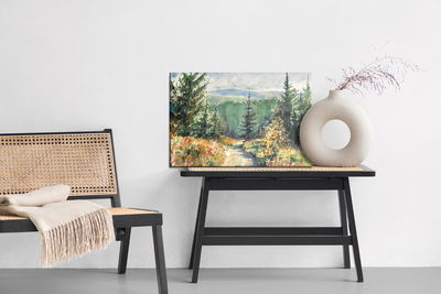 Ljuddämpande tavla - Landscape with mountains