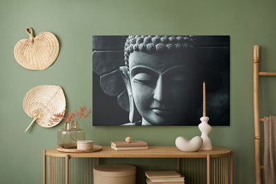 Ljuddämpande tavla - Buddha head