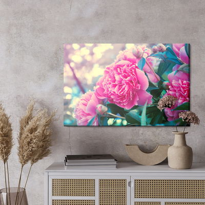 Ljuddämpande tavla - Peony bush