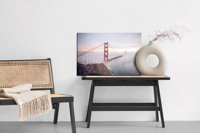 Ljuddämpande tavla - Bridge Golden Gate