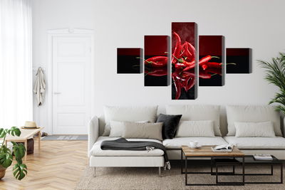 Ljuddämpande tavla - Red chili peppers