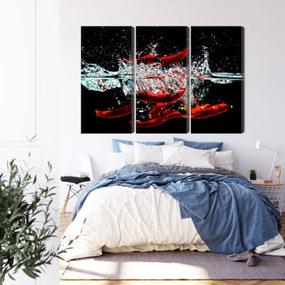 Ljuddämpande tavla - Chili in water