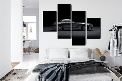 Ljuddämpande tavla - Sports car on a dark