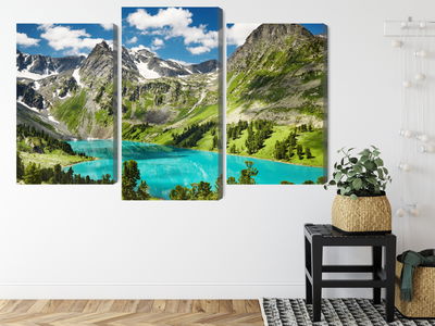 Ljuddämpande tavla - Crystalline lake