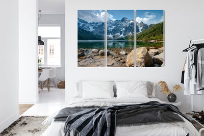 Ljuddämpande tavla - Morskie oko in the tatras 3d