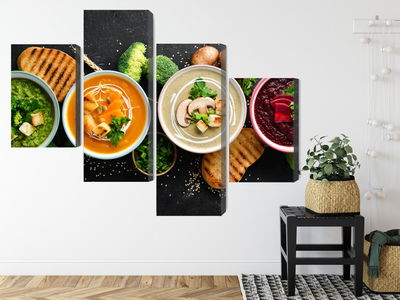 Ljuddämpande tavla - Vegetable cream soups