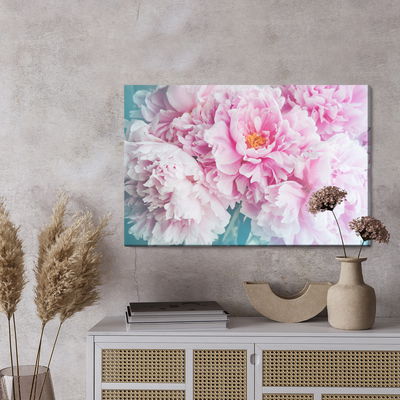 Ljuddämpande tavla - Delicate peonies