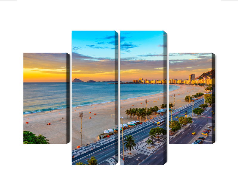 Ljuddämpande tavla - Sunrise view of copacabana