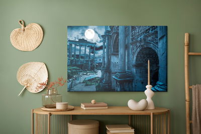 Ljuddämpande tavla - Roman forum by night