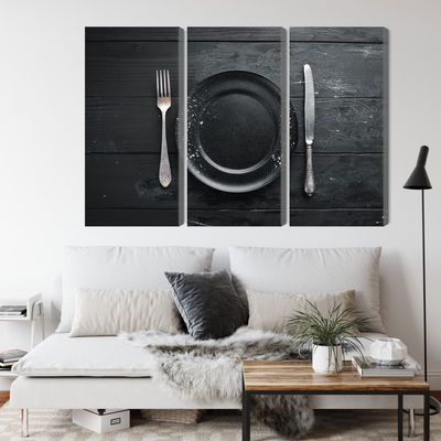 Ljuddämpande tavla - Vintage tableware