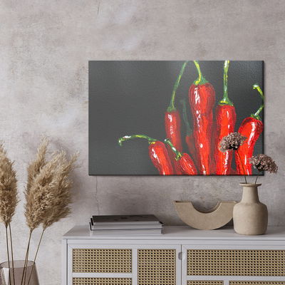 Ljuddämpande tavla - Chilli peppers as painted