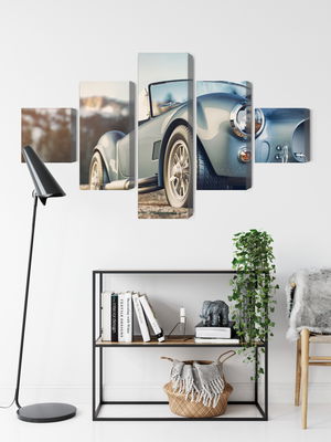 Ljuddämpande tavla - Classic retro car