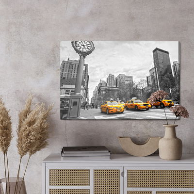 Ljuddämpande tavla - Yellow taxis in New York city