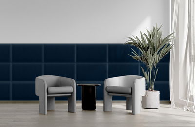 Rektangulær lydabsorber - fløjl