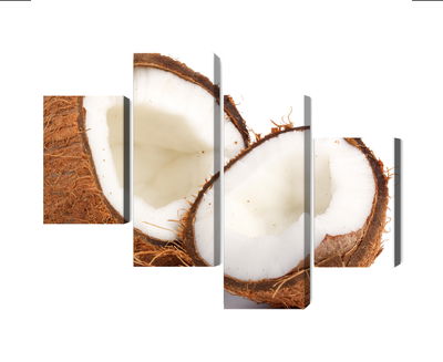 Ljuddämpande tavla - Coconut halves