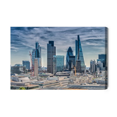 Ljuddämpande tavla - Of London skyscrapers