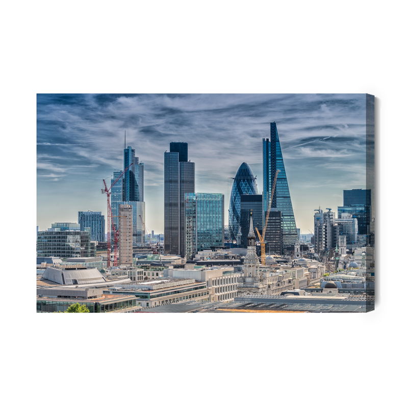 Ljuddämpande tavla - Of London skyscrapers