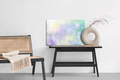 Ljuddämpande tavla - Lavender painted