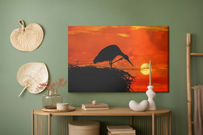 Ljuddämpande tavla - Bird in the nest