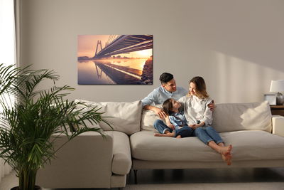 Ljuddämpande tavla - Bridge to them. card. f