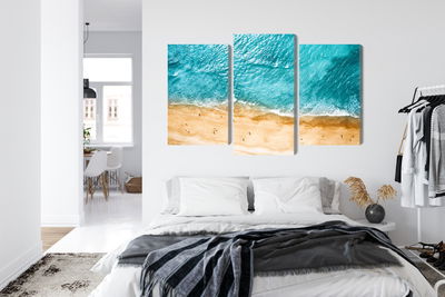 Ljuddämpande tavla - Aerial view of the ocean