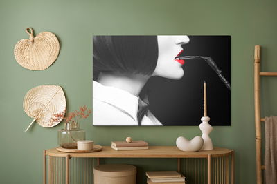 Ljuddämpande tavla - Woman in a musket