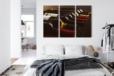 Ljuddämpande tavla - Delicious wine bottles