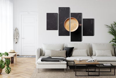 Ljuddämpande tavla - A cup of fresh coffee