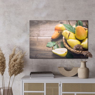 Ljuddämpande tavla - Pears in the basket