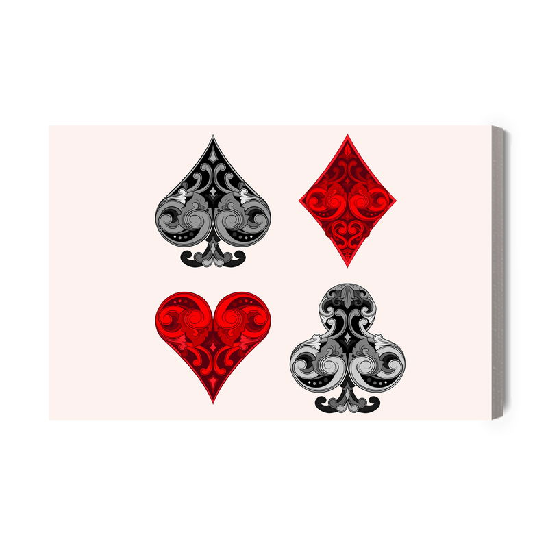 Ljuddämpande tavla - Card symbols