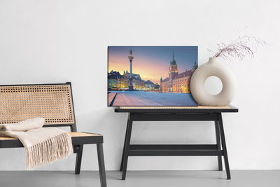Ljuddämpande tavla - Warsaw at dusk