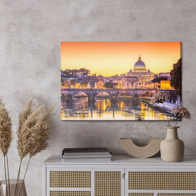 Ljuddämpande tavla - Rome in the evening