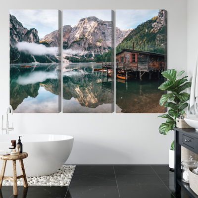 Ljuddämpande tavla - A cottage on the italian