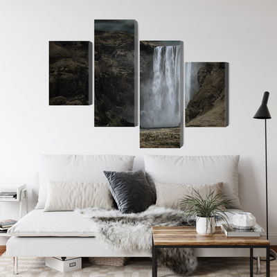 Ljuddämpande tavla - The majestic skogafoss