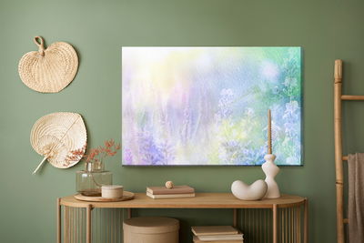 Ljuddämpande tavla - Lavender painted