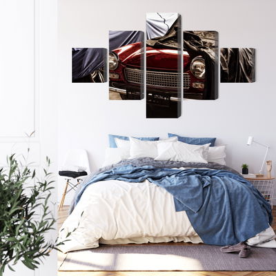 Ljuddämpande tavla - Italian retro car covered