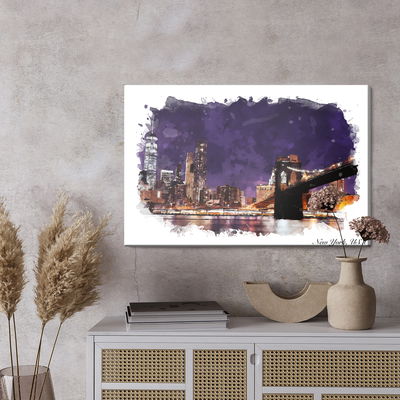 Ljuddämpande tavla - The brooklyn bridge