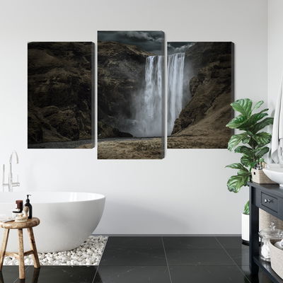 Ljuddämpande tavla - The majestic skogafoss