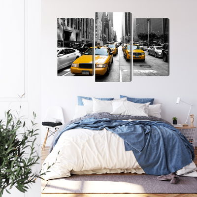 Ljuddämpande tavla - Taxis in New York