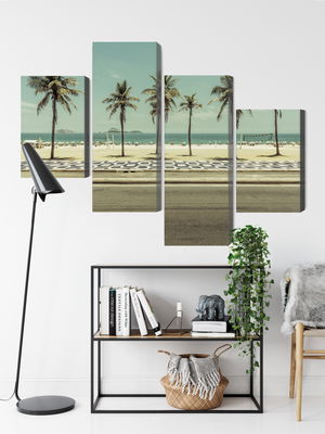 Ljuddämpande tavla - Palm trees on the ipanema