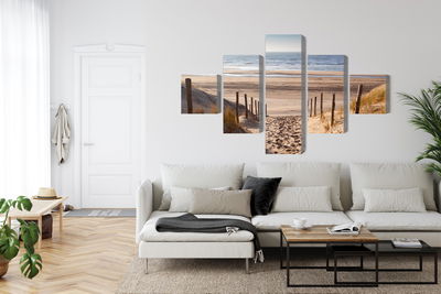 Ljuddämpande tavla - Sandy path to the north sea