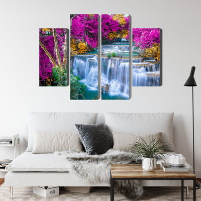 Ljuddämpande tavla - A waterfall in the fall