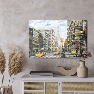 Ljuddämpande tavla - New York street as painted