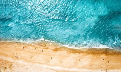 Ljuddämpande tavla - Aerial view of the ocean