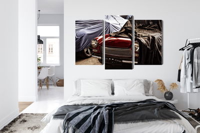 Ljuddämpande tavla - Italian retro car covered