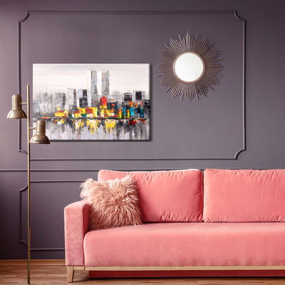 Ljuddämpande tavla - Abstract painting New York