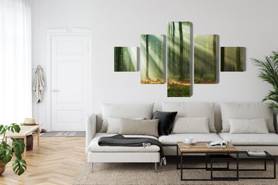 Ljuddämpande tavla - Forest landscape