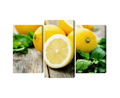 Ljuddämpande tavla - Lemon with mint
