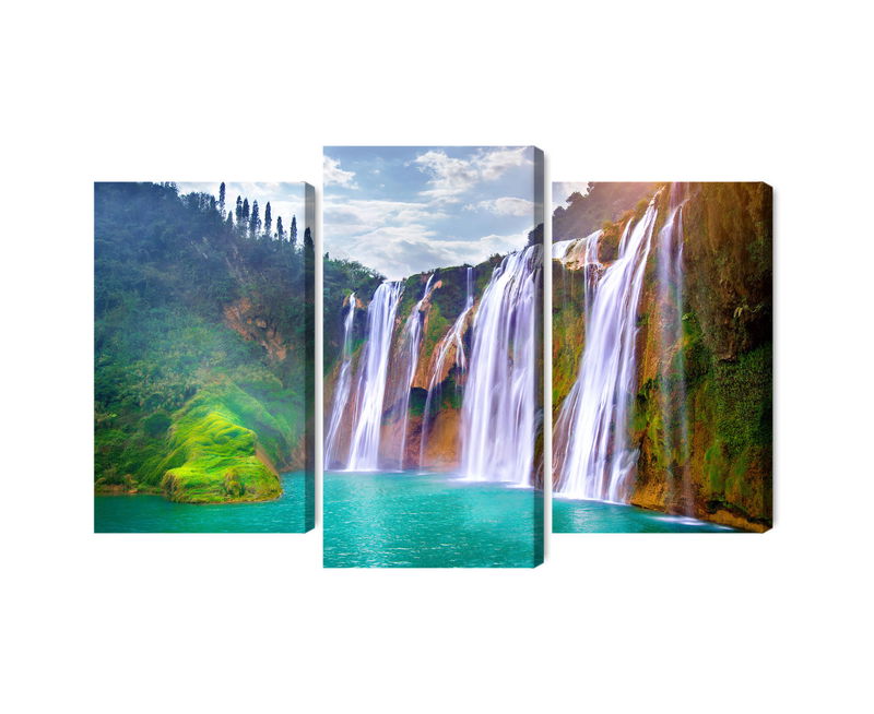 Ljuddämpande tavla - The waterfall in luoping