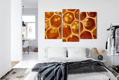 Ljuddämpande tavla - Honeycomb in macro scale